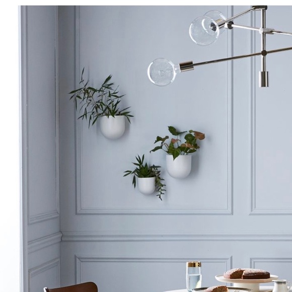 West Elm Ceramic Wallscape Planter. Never used. In original box. - Picture 1 of 9